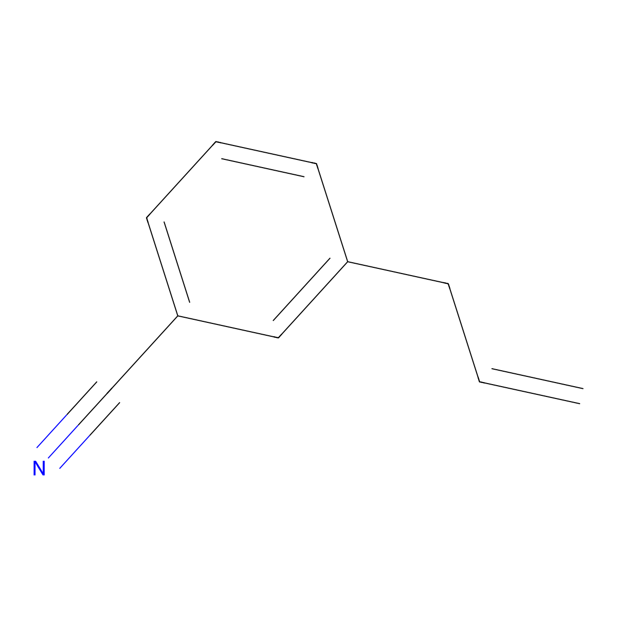 3-(3-Cyanophenyl)-1-propene molecular structure, CAS 61463-62-5