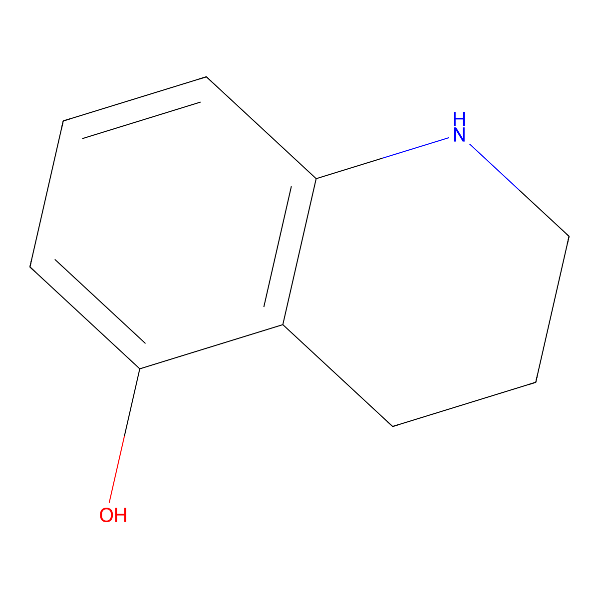 1,2,3,4-Tetrahydroquinolin-5-ol molecular structure, CAS 61468-43-7