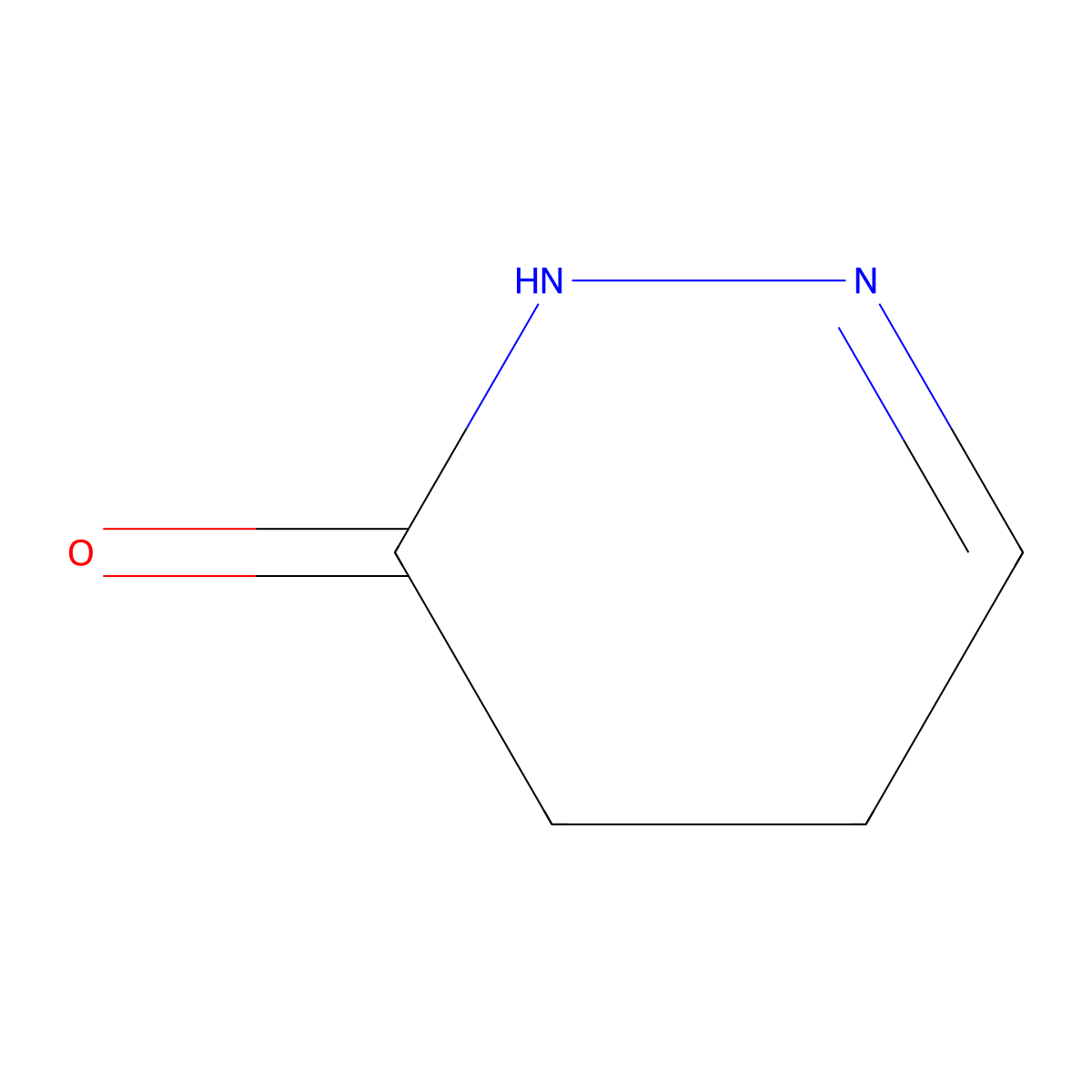 4,5-Dihydropyridazin-3(2H)-one molecular structure, CAS 61468-81-3