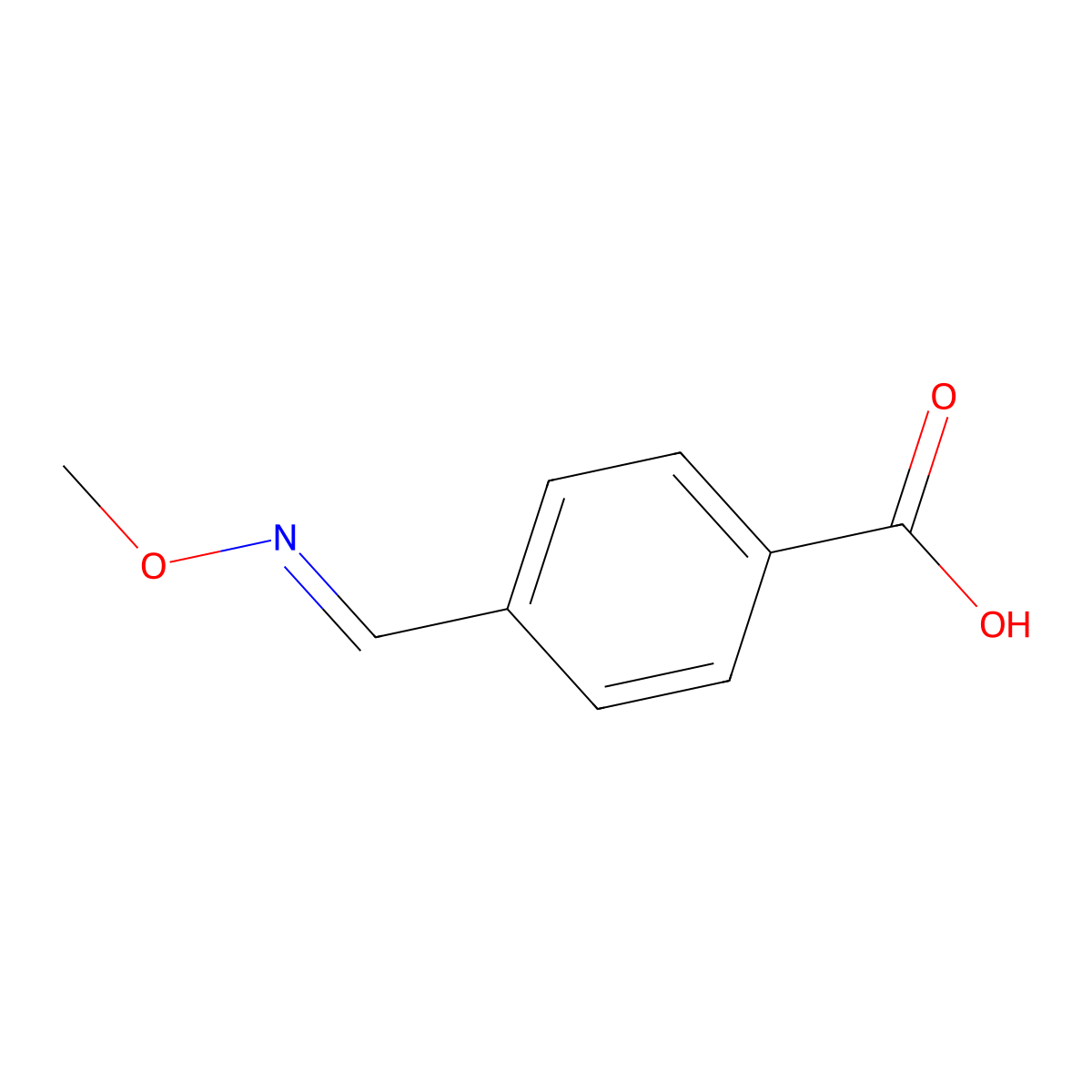 4-((Methoxyimino)methyl)benzoic acid molecular structure, CAS 61471-43-0