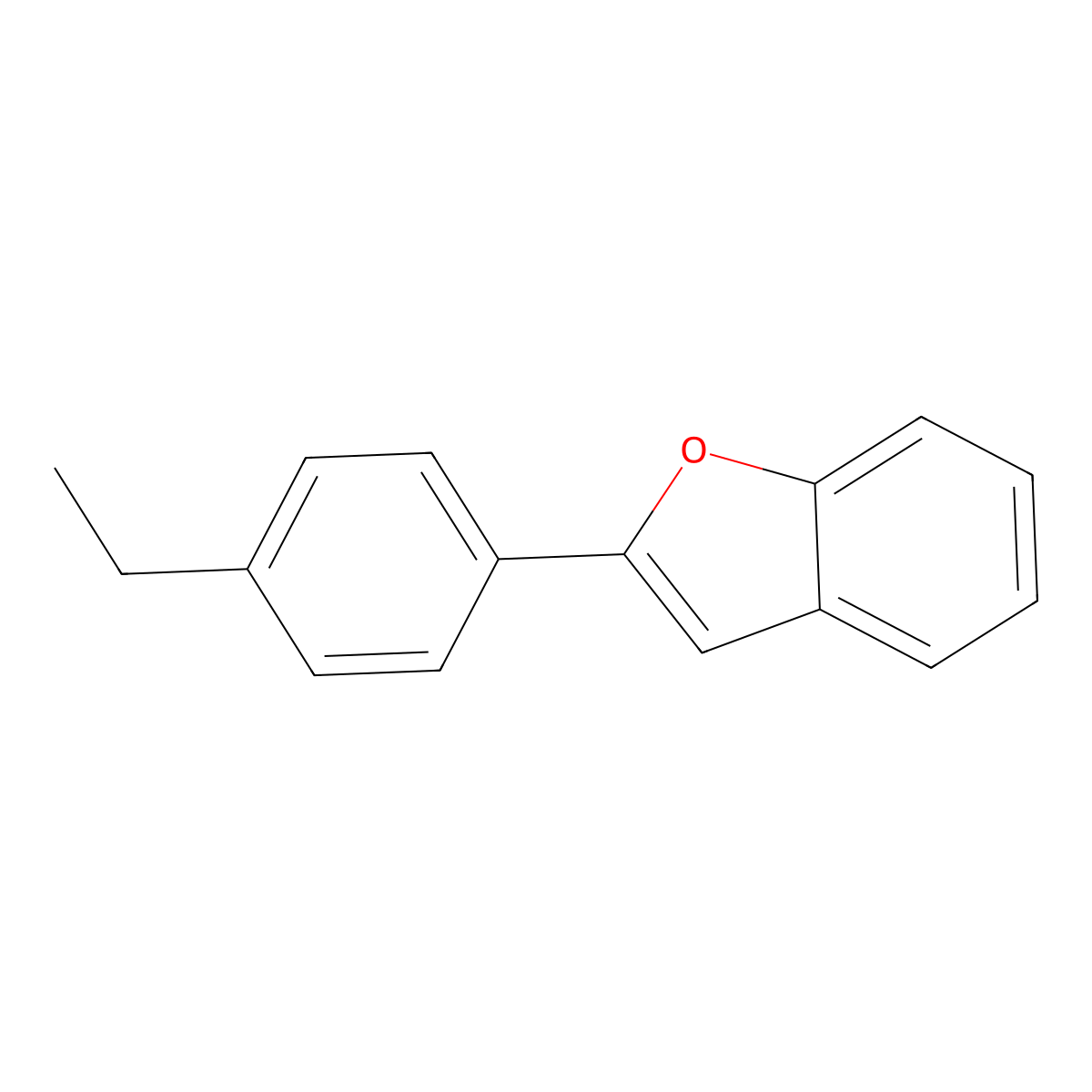 2-(4-Ethylphenyl)-1-benzofuran molecular structure, CAS 61472-20-6