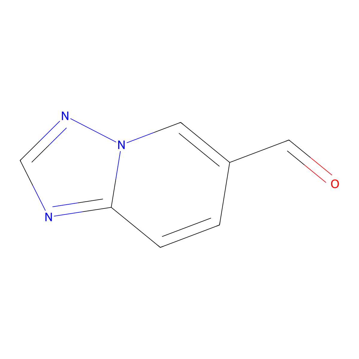 [1,2,4]Triazolo[1,5-a]pyridine-6-carbaldehyde molecular structure, CAS 614750-81-1