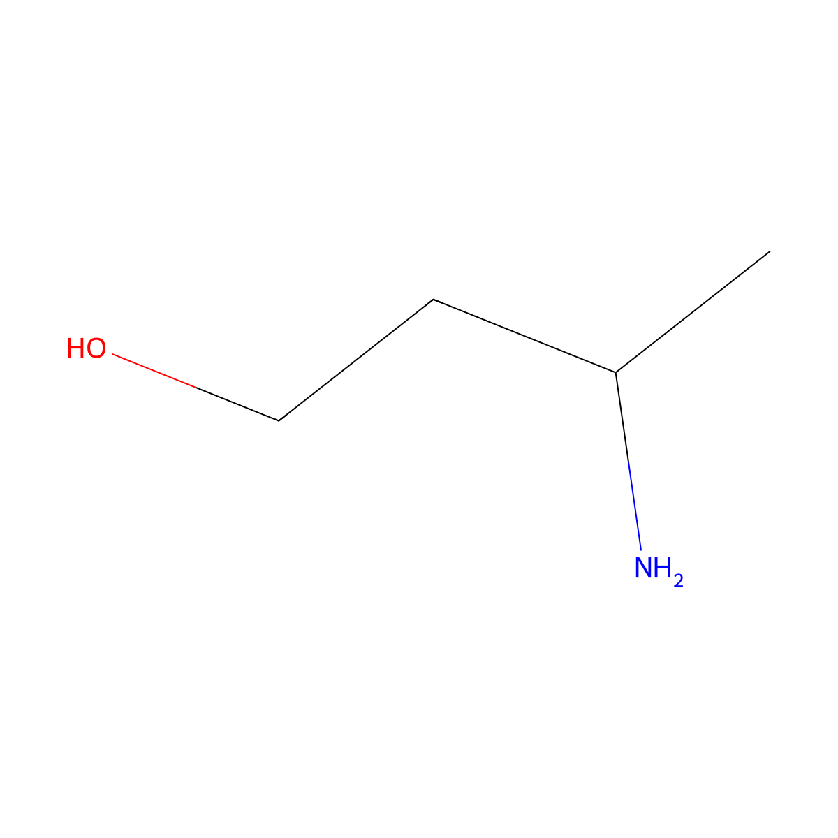 (3R)-3-Amino-1-butanol molecular structure, CAS 61477-40-5