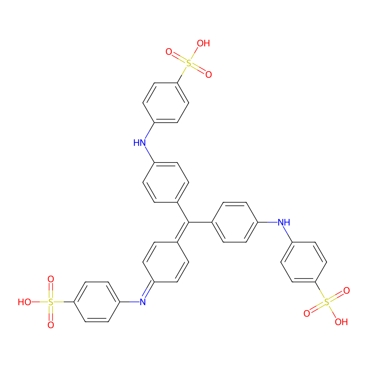 Aniline Blue molecular structure, CAS 61489-48-3