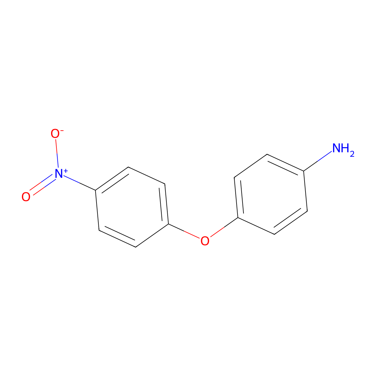 4-(4-Nitrophenoxy)benzenamine molecular structure, CAS 6149-33-3