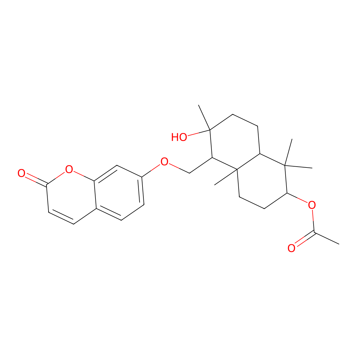 3-O-Acetylepisamarcandin molecular structure, CAS 61490-18-4