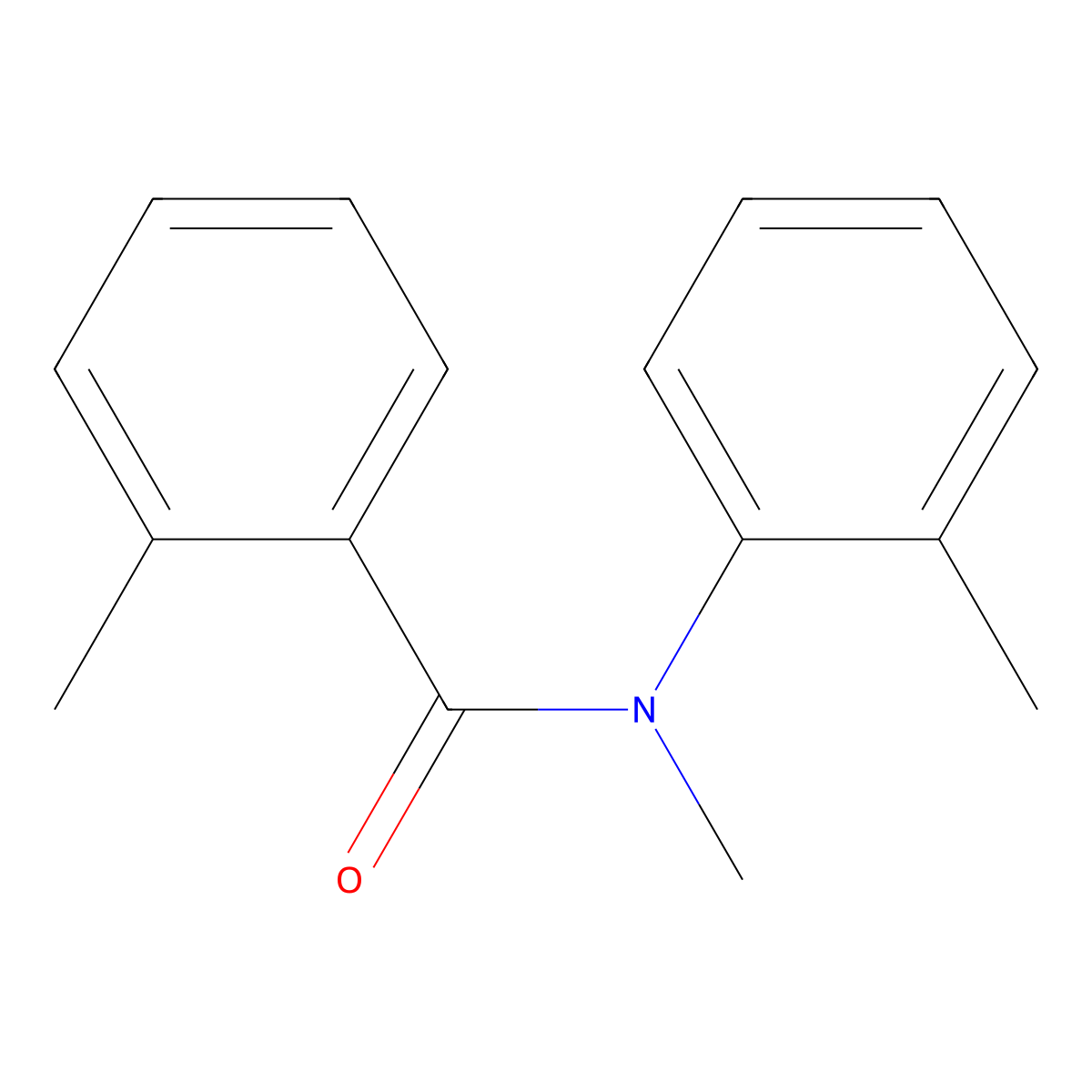N,2-Dimethyl-N-(2-methylphenyl)benzamide molecular structure, CAS 61494-28-8