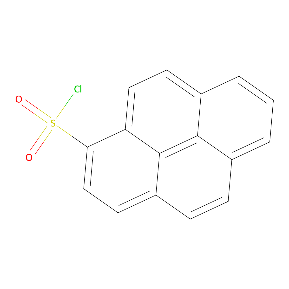 1-Pyrenesulfonyl chloride molecular structure, CAS 61494-52-8