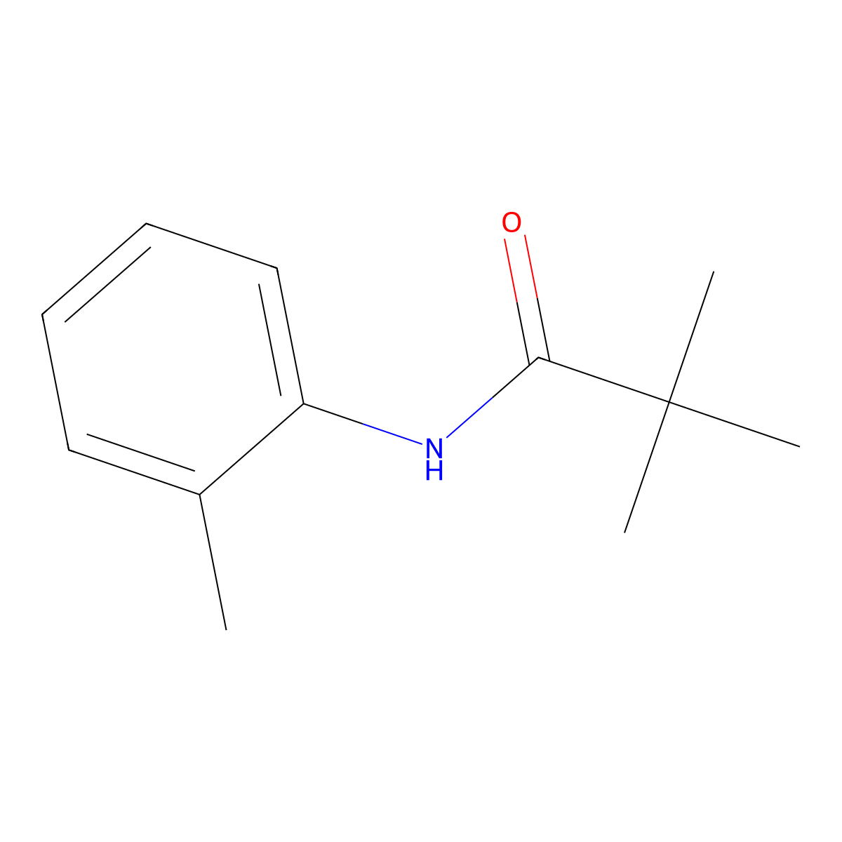2,2,2'-Trimethylpropionanilide molecular structure, CAS 61495-04-3