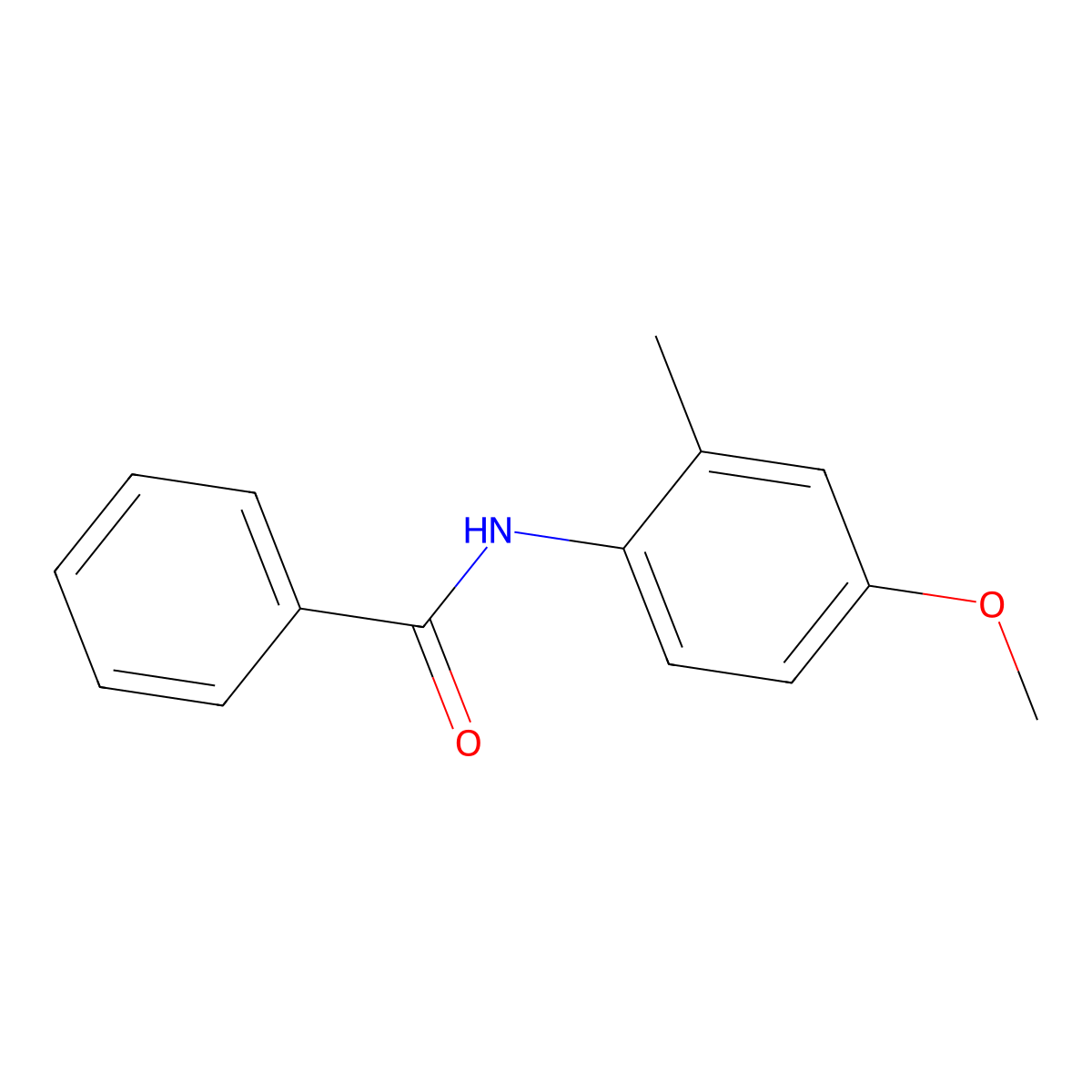 n-(4-Methoxy-2-methylphenyl)benzamide molecular structure, CAS 61495-08-7