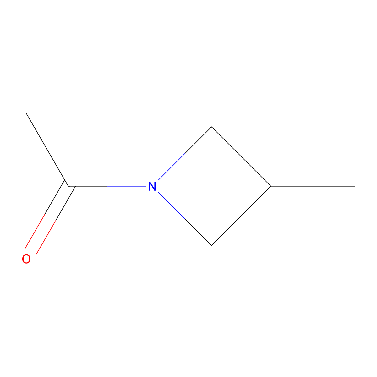 1-(3-Methylazetidin-1-yl)ethan-1-one molecular structure, CAS 61495-94-1