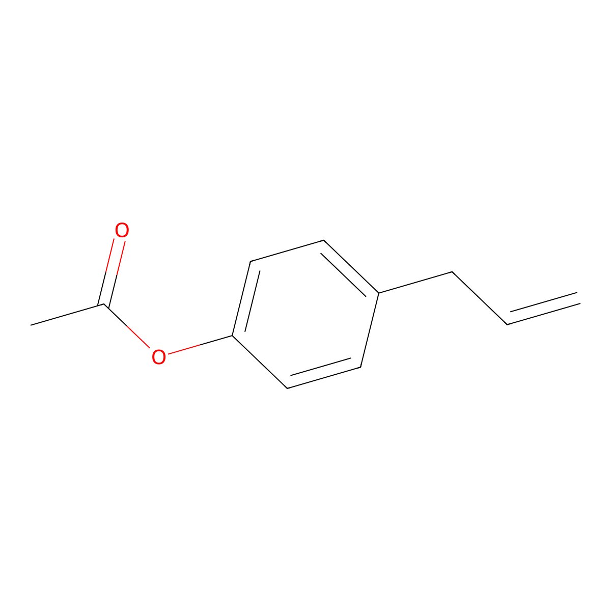(4-Prop-2-Enylphenyl) Acetate molecular structure, CAS 61499-22-7