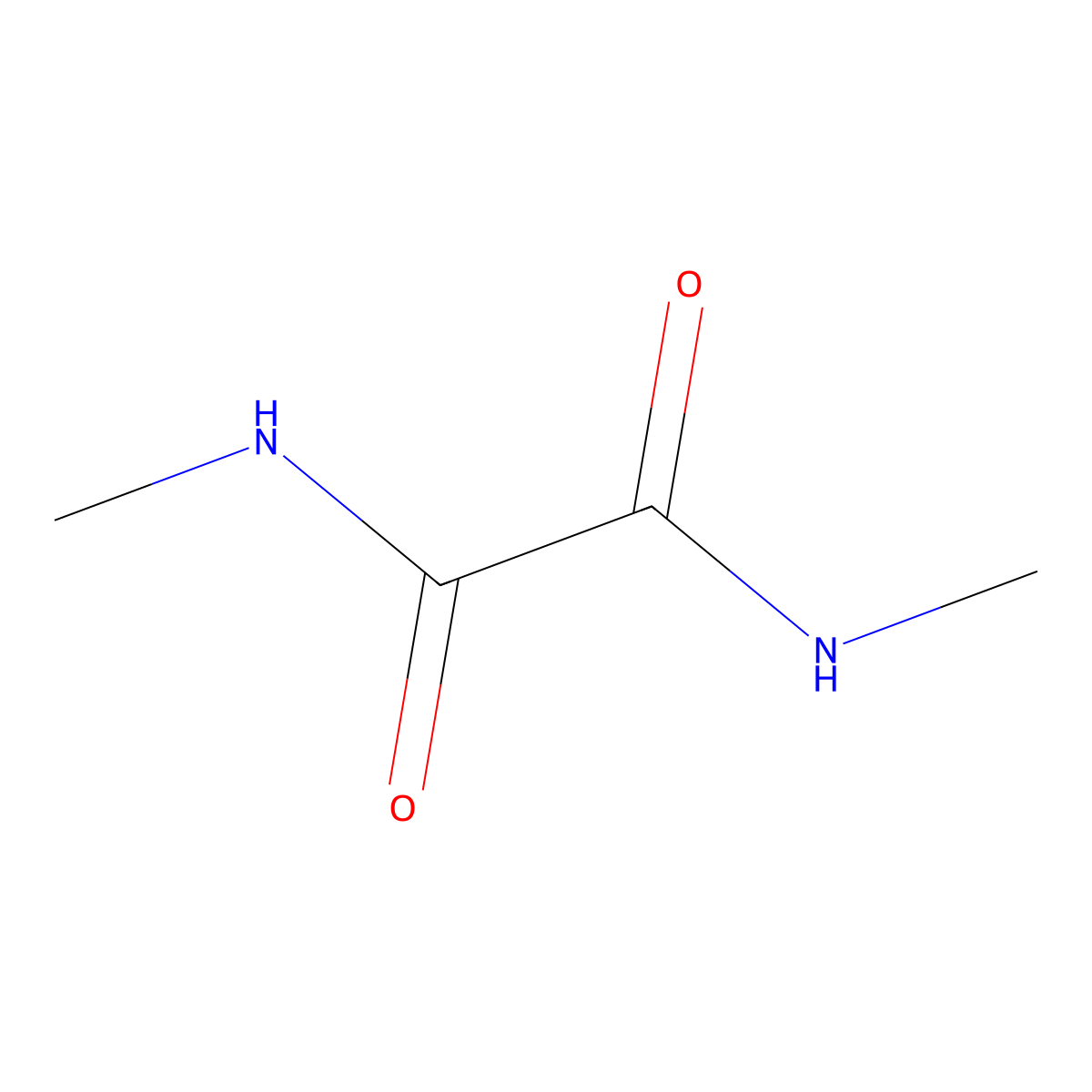 N1,N2-Dimethylethanediamide molecular structure, CAS 615-35-0