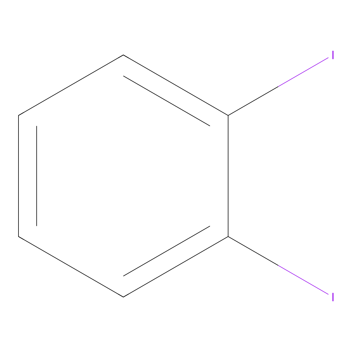 1,2-Diiodobenzene molecular structure, CAS 615-42-9