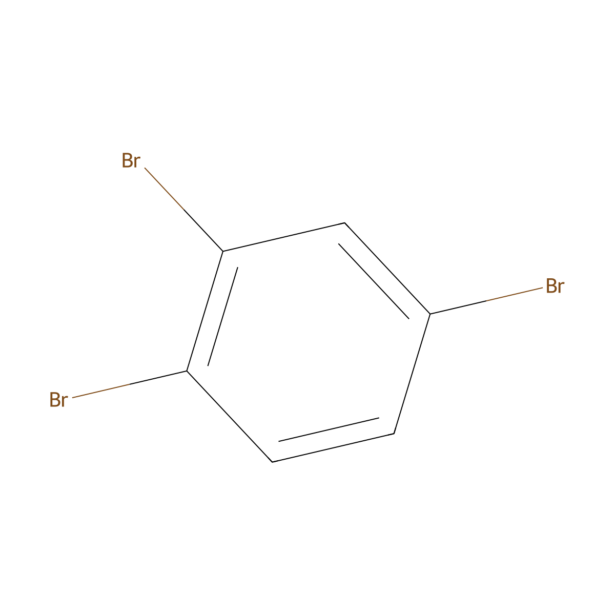 1,2,4-Tribromobenzene molecular structure, CAS 615-54-3