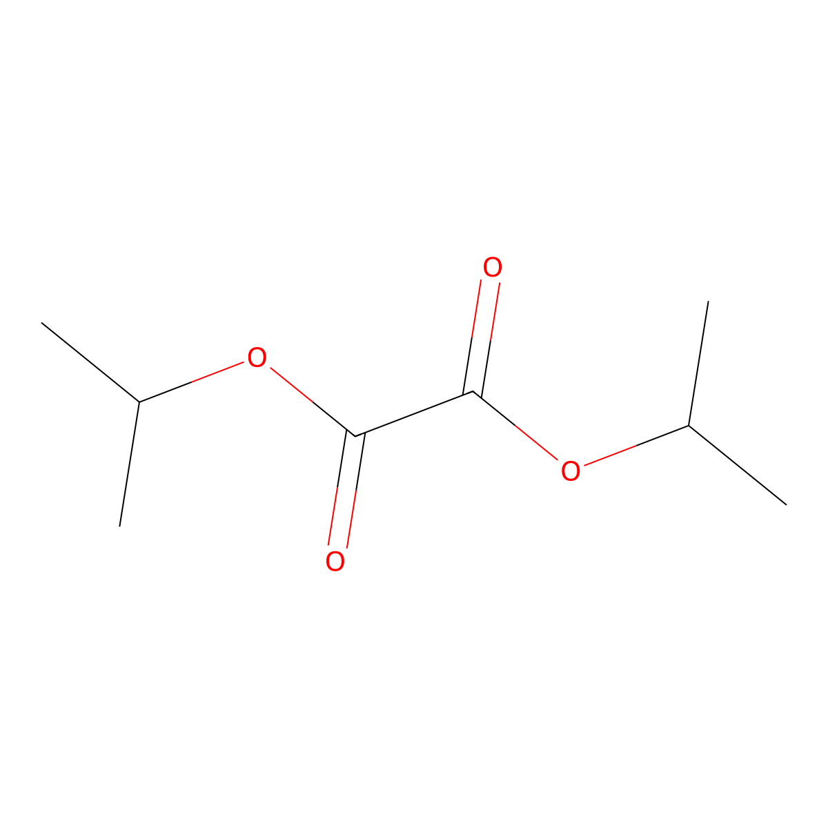 Diisopropyl oxalate molecular structure, CAS 615-81-6