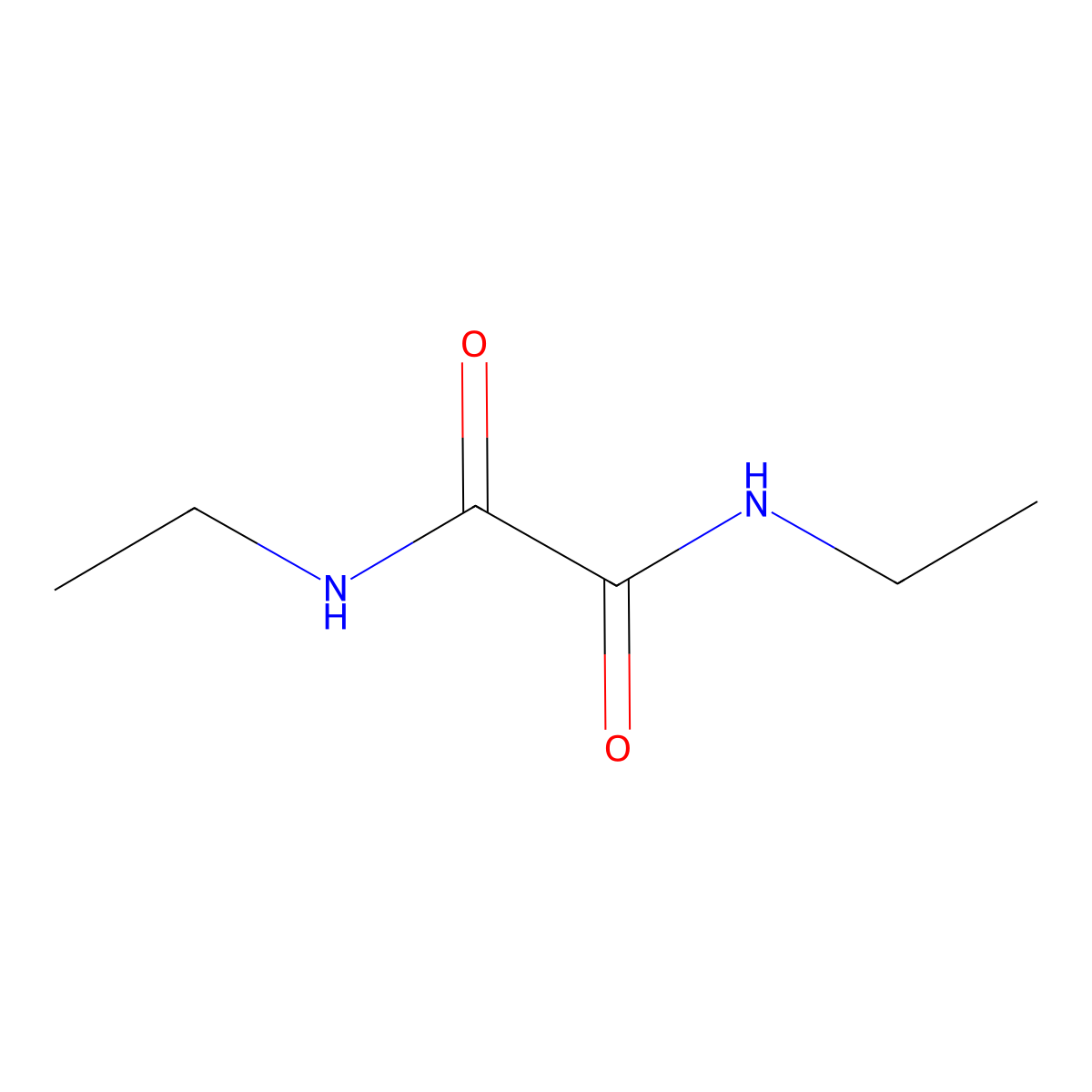 N,N'-Diethyloxamide molecular structure, CAS 615-84-9