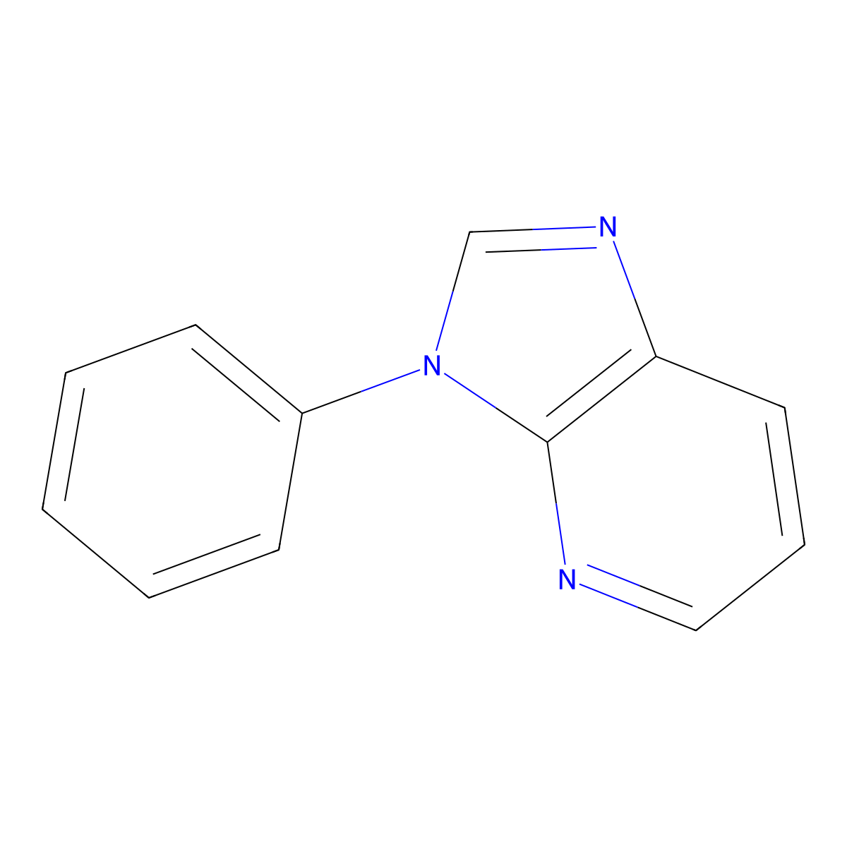 3-phenyl-3H-imidazo(4,5-b)pyridine molecular structure, CAS 61532-33-0