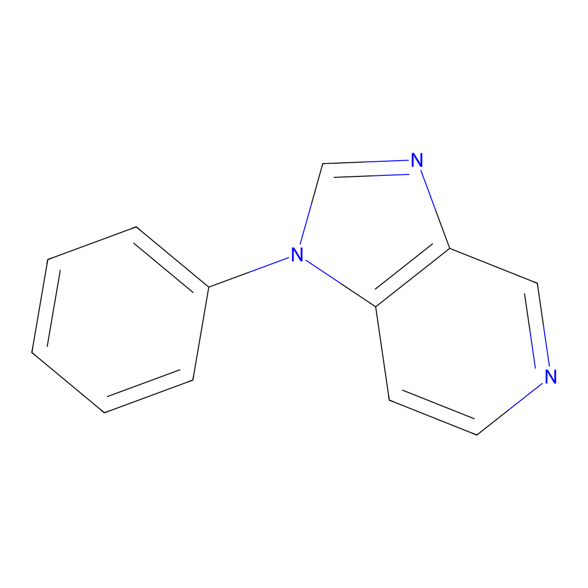 1-phenyl-1H-imidazo[4,5-c]pyridine molecular structure, CAS 61532-35-2