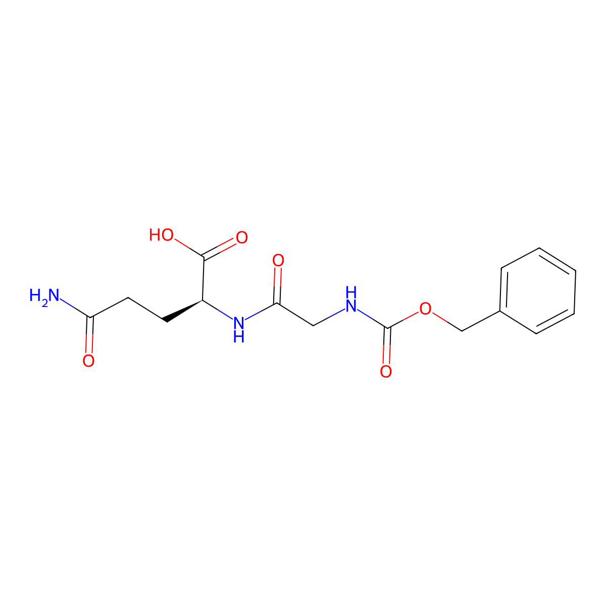 Z-Gly-gln-OH molecular structure, CAS 6154-39-8