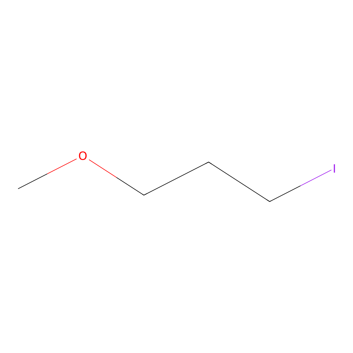 1-Iodo-3-methoxypropane molecular structure, CAS 61542-10-7