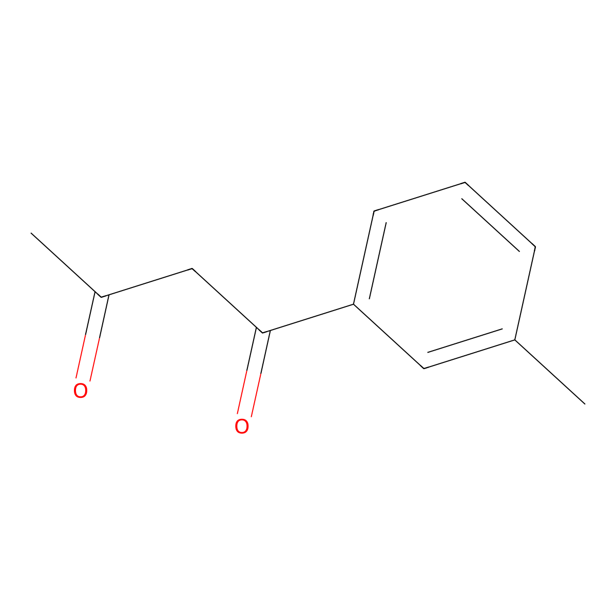 1-(3-Methylphenyl)butane-1,3-dione molecular structure, CAS 61551-89-1