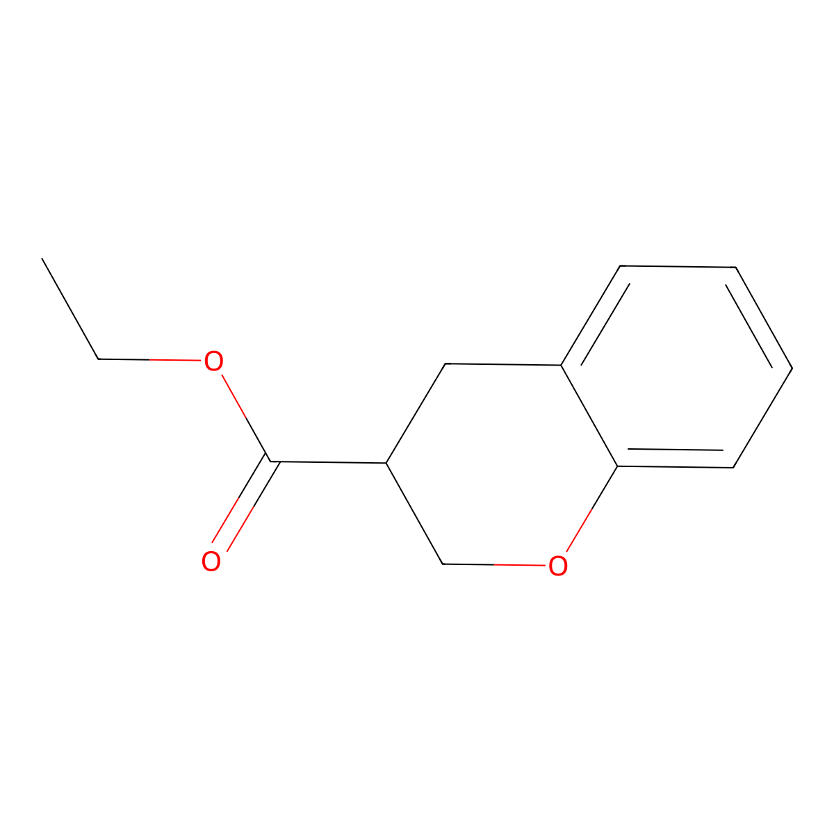 Ethyl chroman-3-carboxylate molecular structure, CAS 615560-16-2