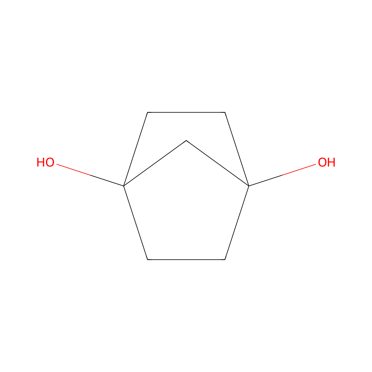 Bicyclo[2.2.1]heptane-1,4-diol molecular structure, CAS 615568-01-9
