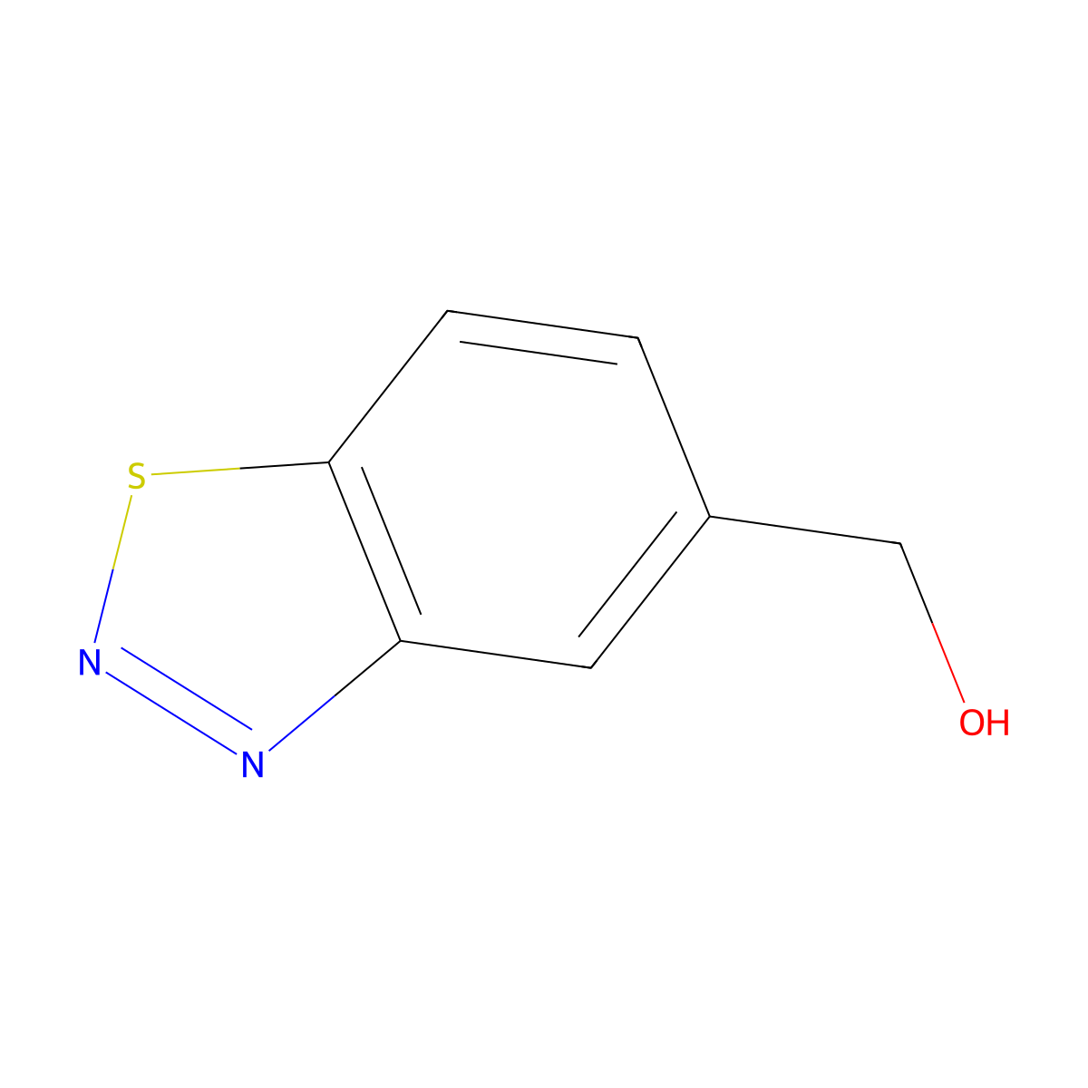 (1,2,3-Benzothiadiazol-5-yl)methanol molecular structure, CAS 615568-10-0