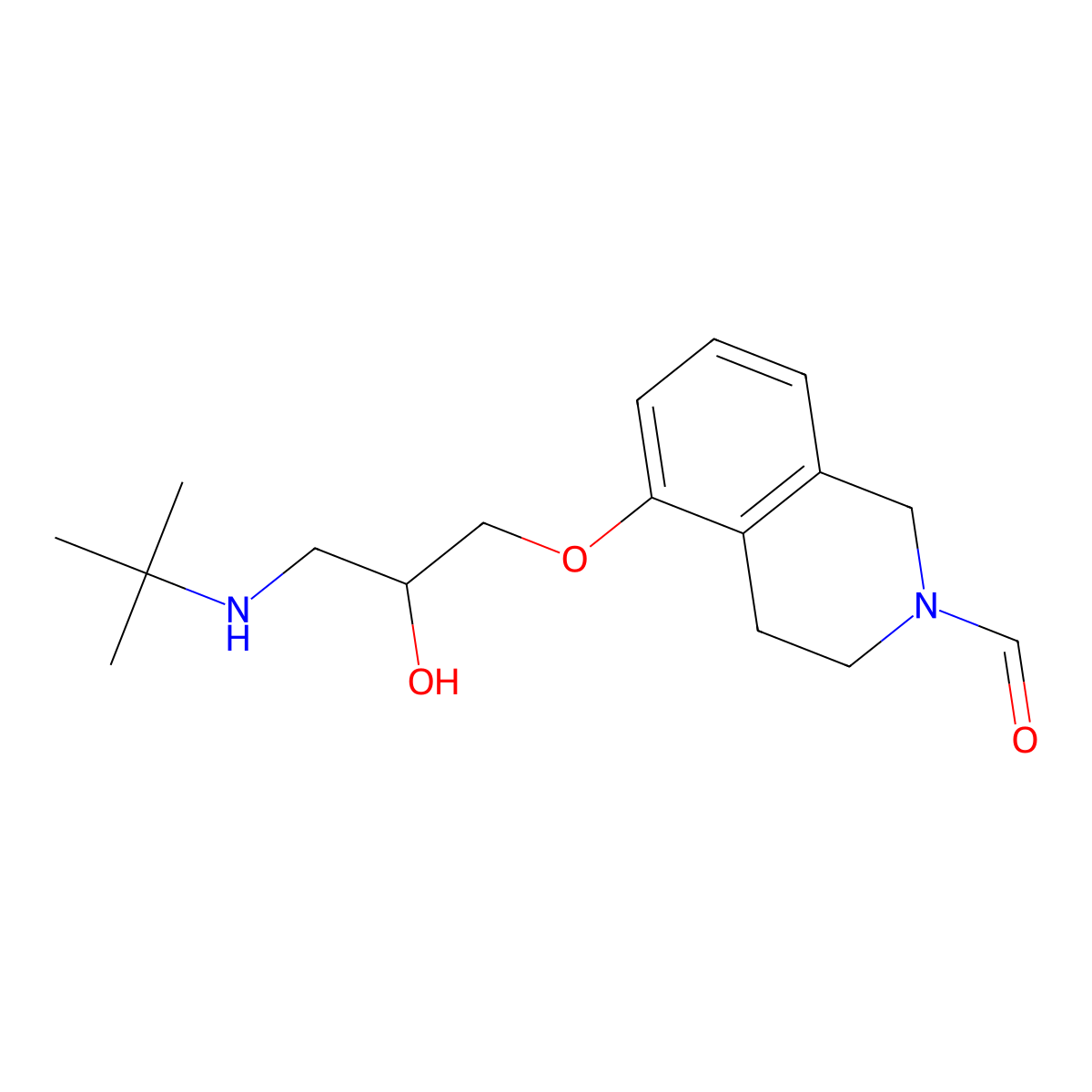 Soquinolol molecular structure, CAS 61563-18-6