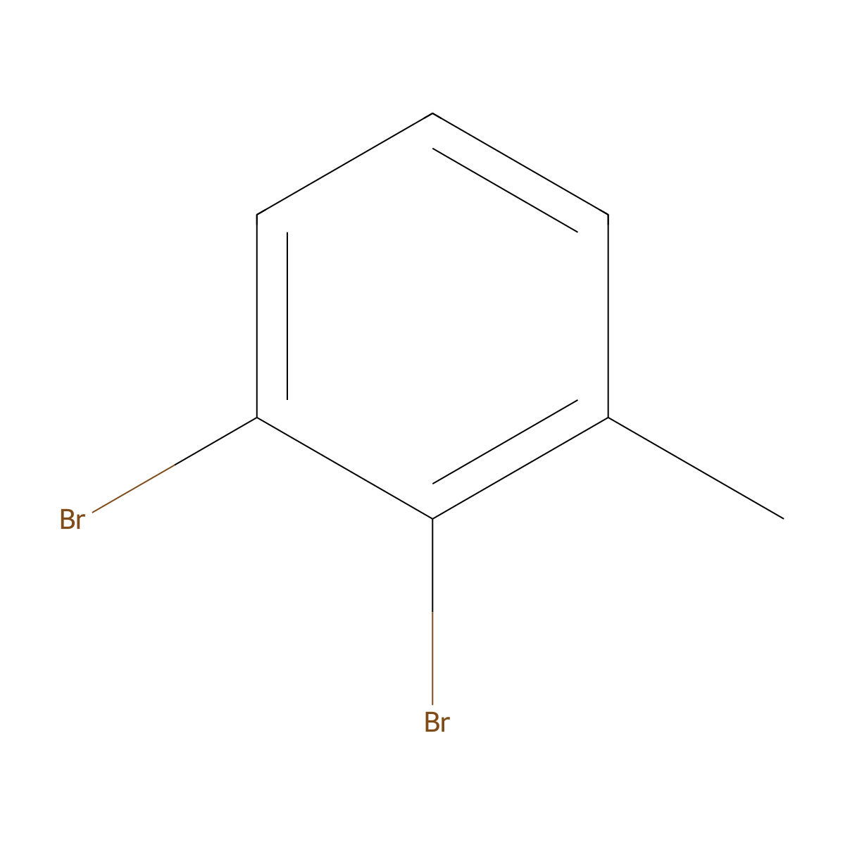 1,2-Dibromo-3-methylbenzene molecular structure, CAS 61563-25-5