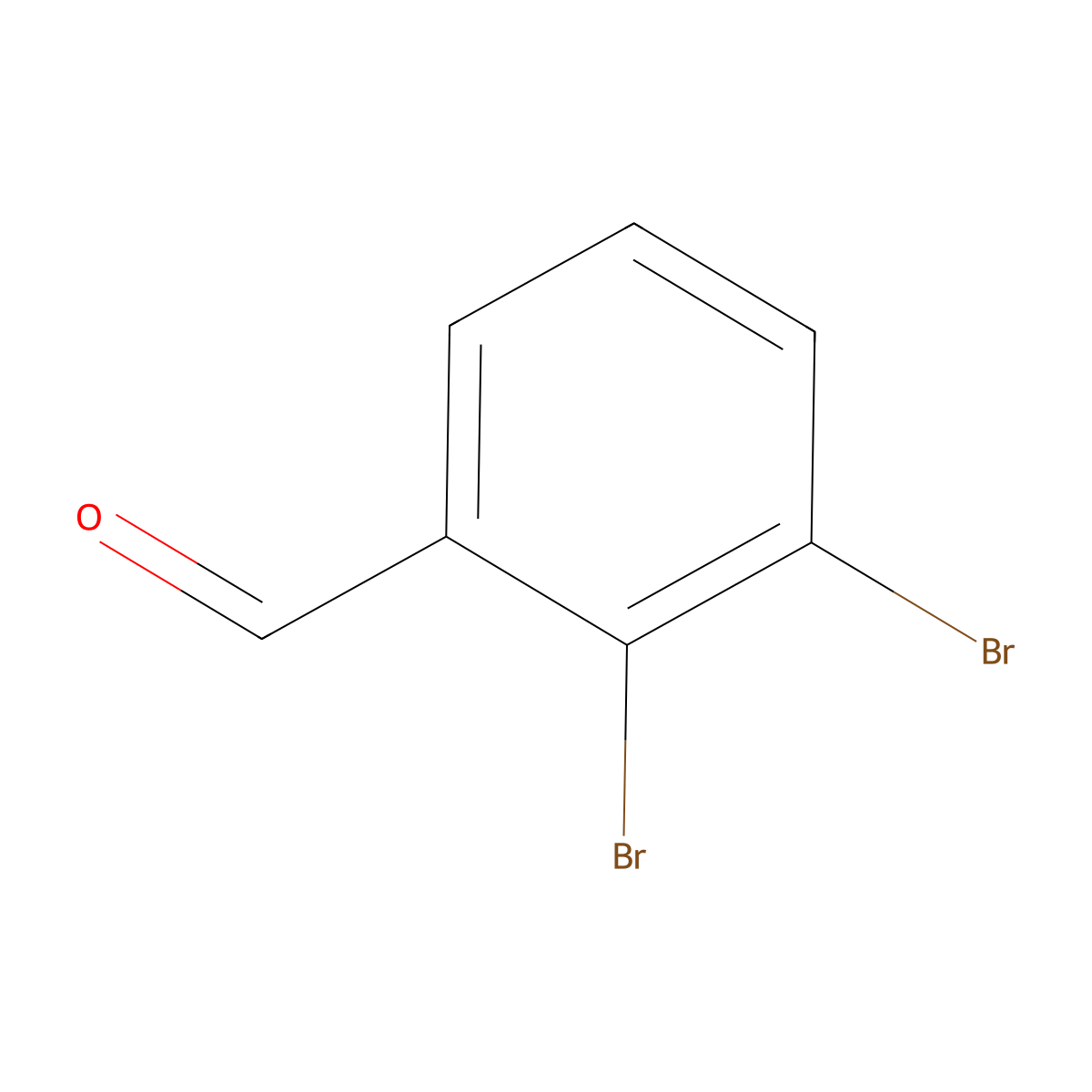 2,3-Dibromobenzaldehyde molecular structure, CAS 61563-26-6