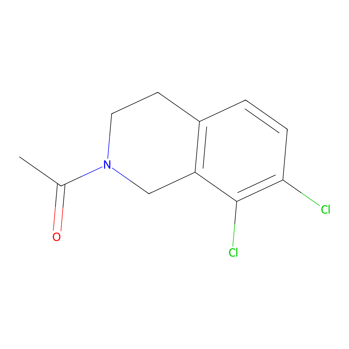 1-(7,8-Dichloro-3,4-dihydroisoquinolin-2(1H)-yl)ethan-1-one molecular structure, CAS 61563-45-9