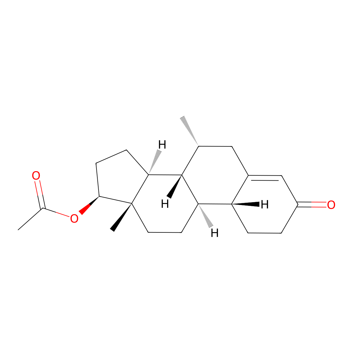 Trestolone Acetate molecular structure, CAS 6157-87-5