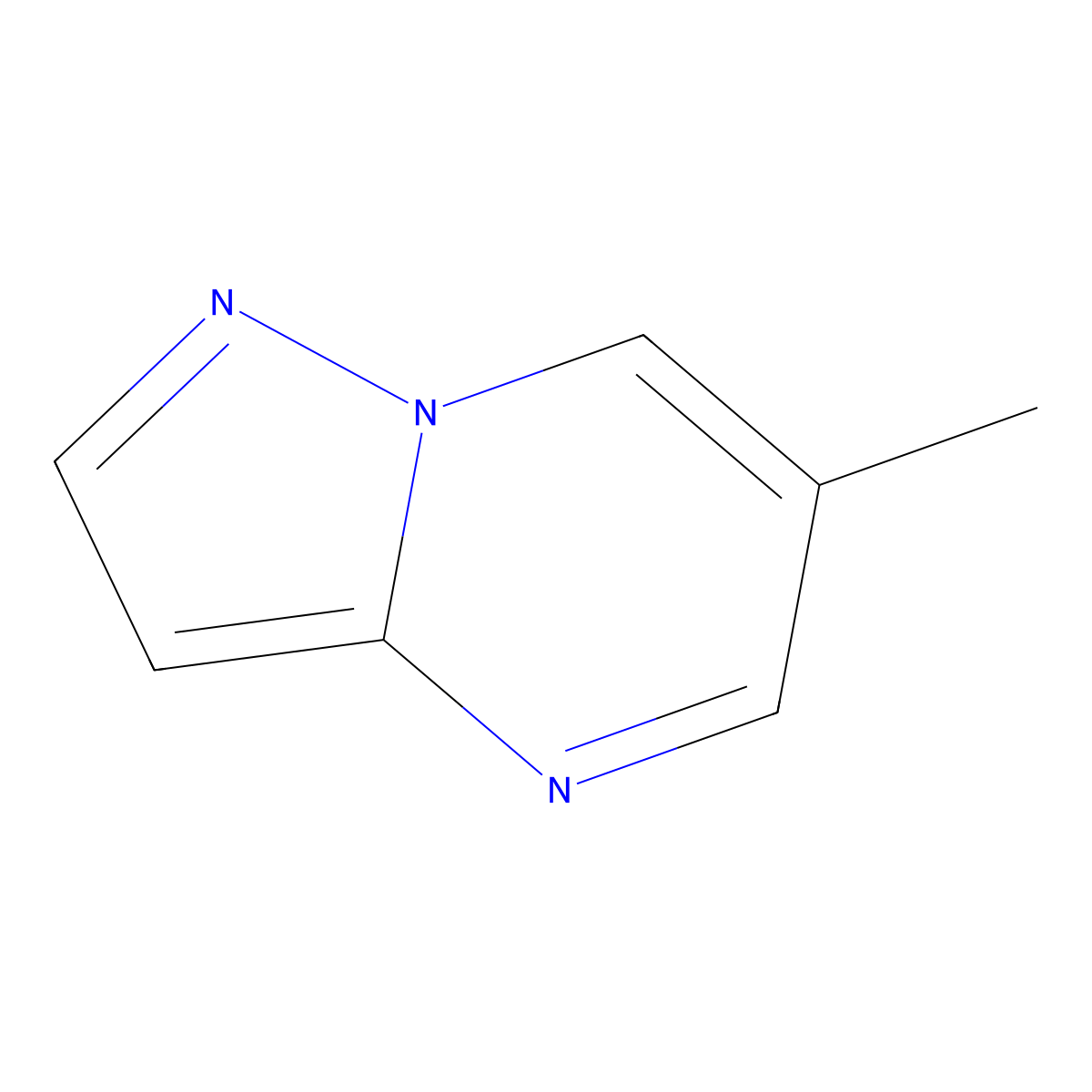 6-Methylpyrazolo[1,5-a]pyrimidine molecular structure, CAS 61578-00-5