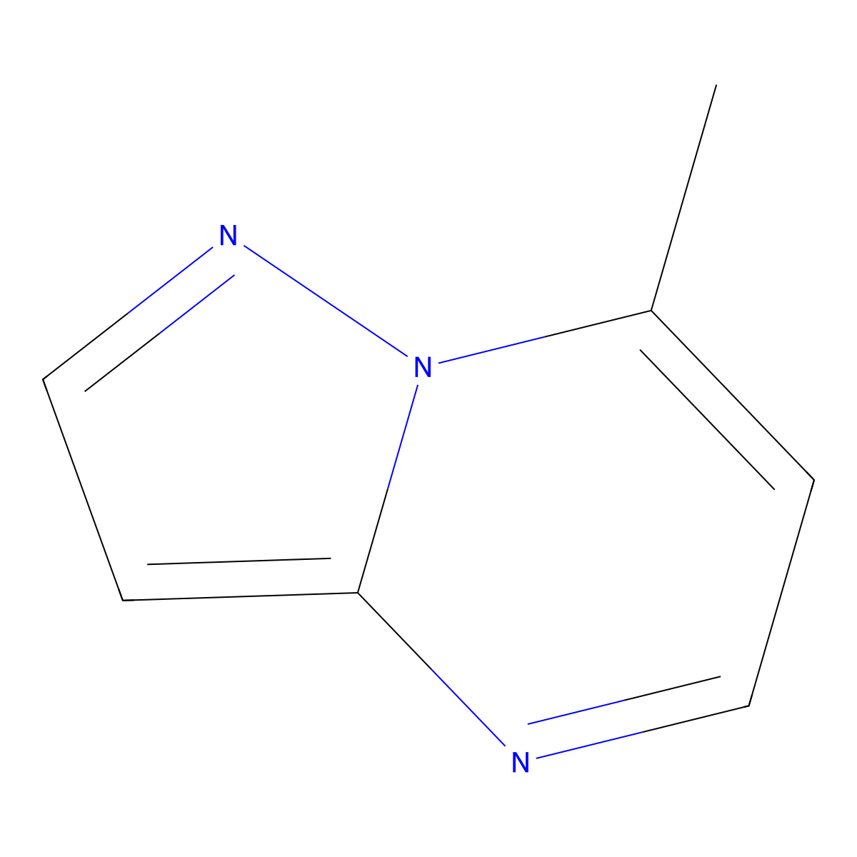 7-Methylpyrazolo(1,5-a)pyrimidine molecular structure, CAS 61578-01-6