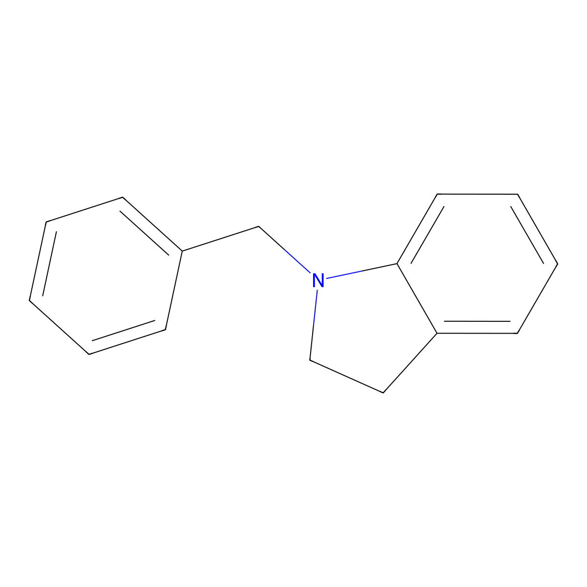 1-Benzylindoline molecular structure, CAS 61589-14-8