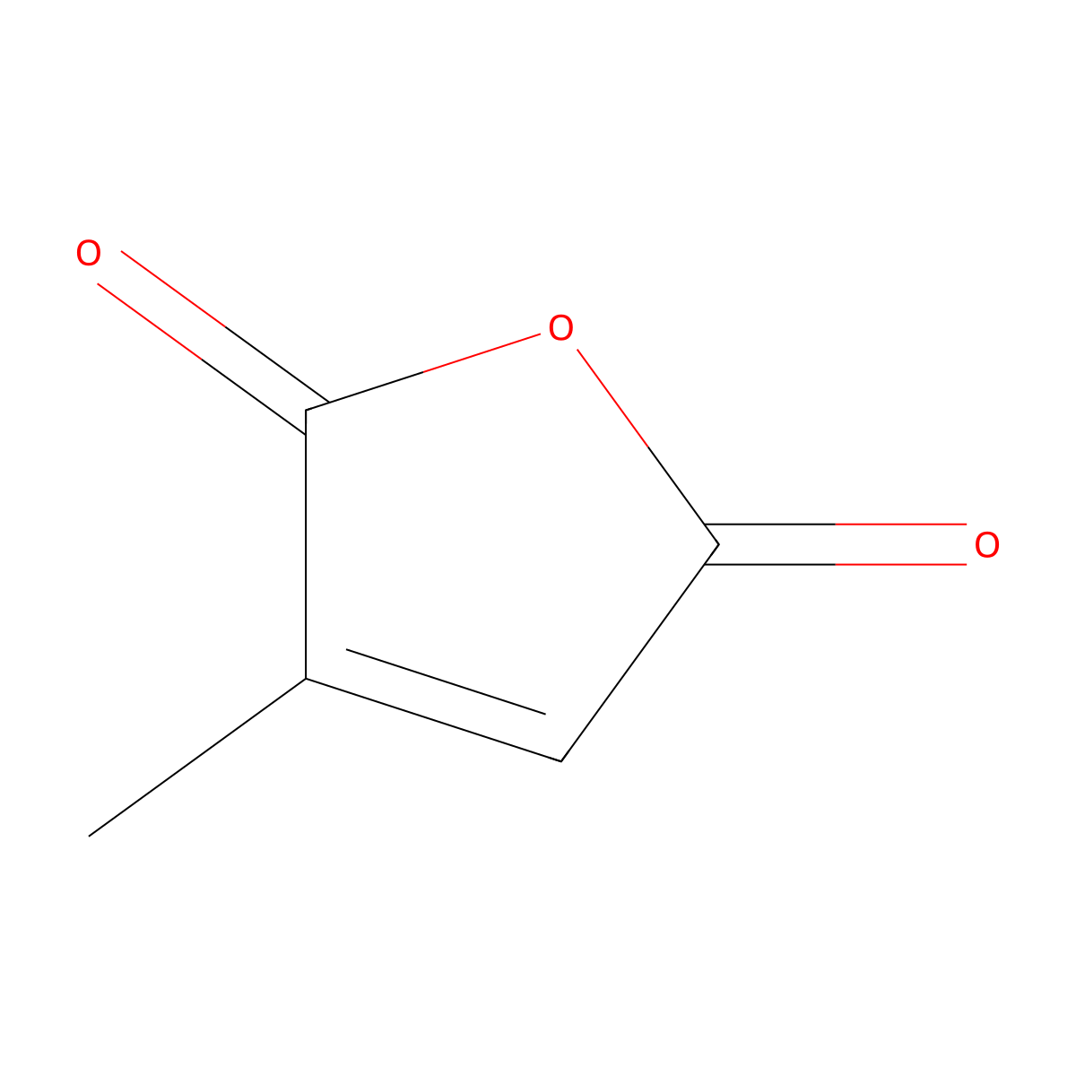 Citraconic Anhydrides molecular structure, CAS 616-02-4