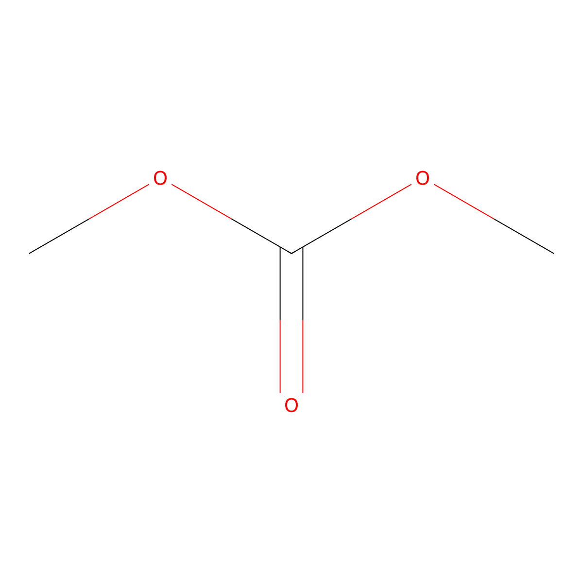 Dimethyl Carbonate molecular structure, CAS 616-38-6