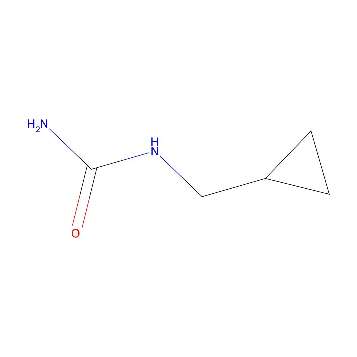 (Cyclopropylmethyl)urea molecular structure, CAS 61600-98-4