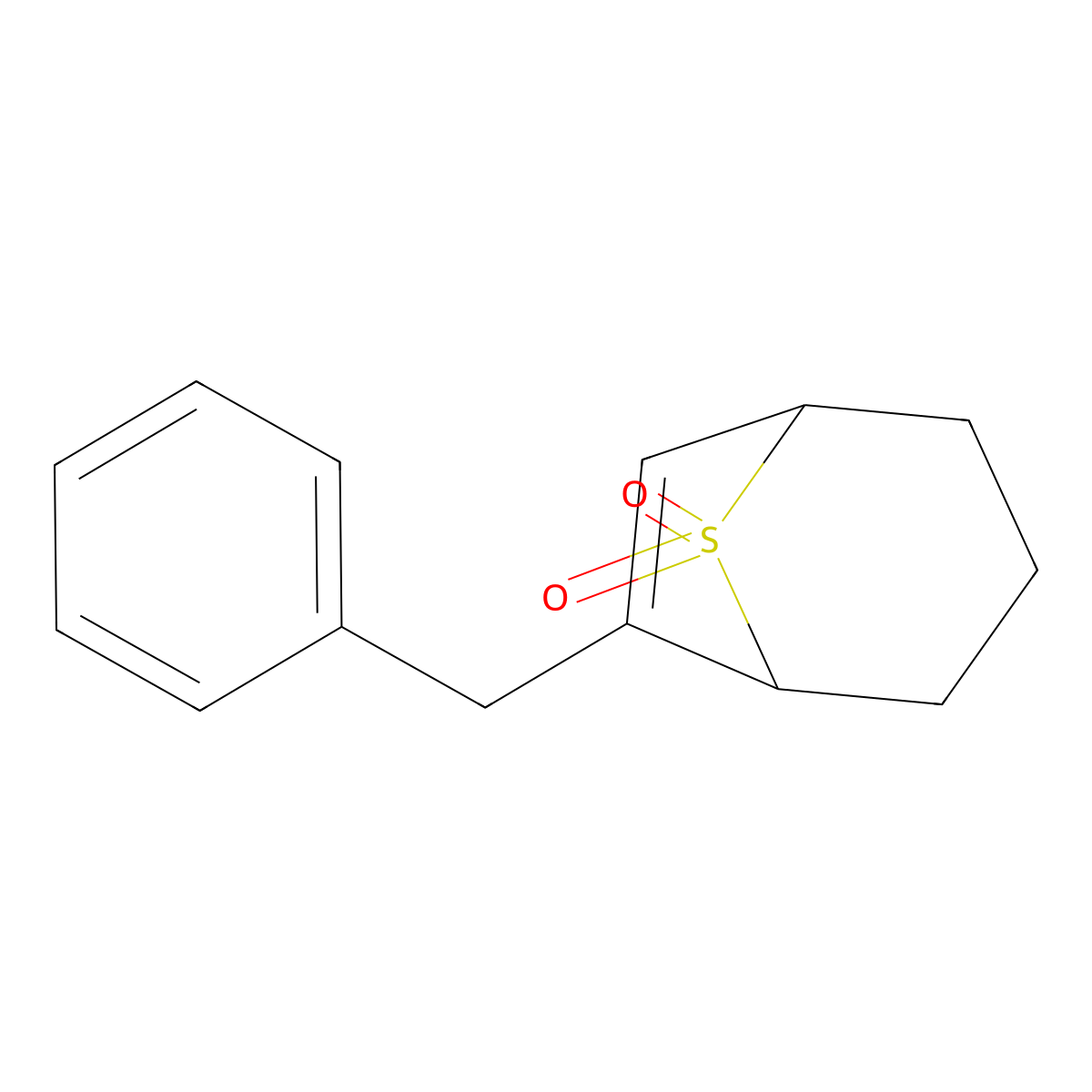 6-Benzyl-8-thiabicyclo[3.2.1]oct-6-ene 8,8-dioxide molecular structure, CAS 61604-54-4