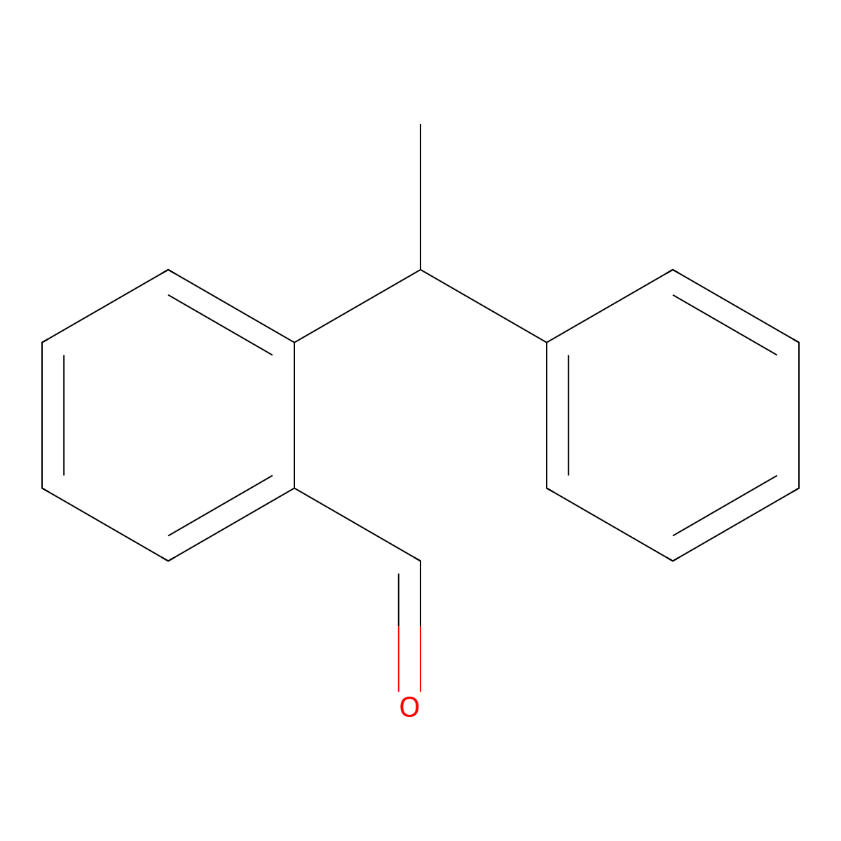 2-(1-Phenylethyl)benzaldehyde molecular structure, CAS 61608-90-0