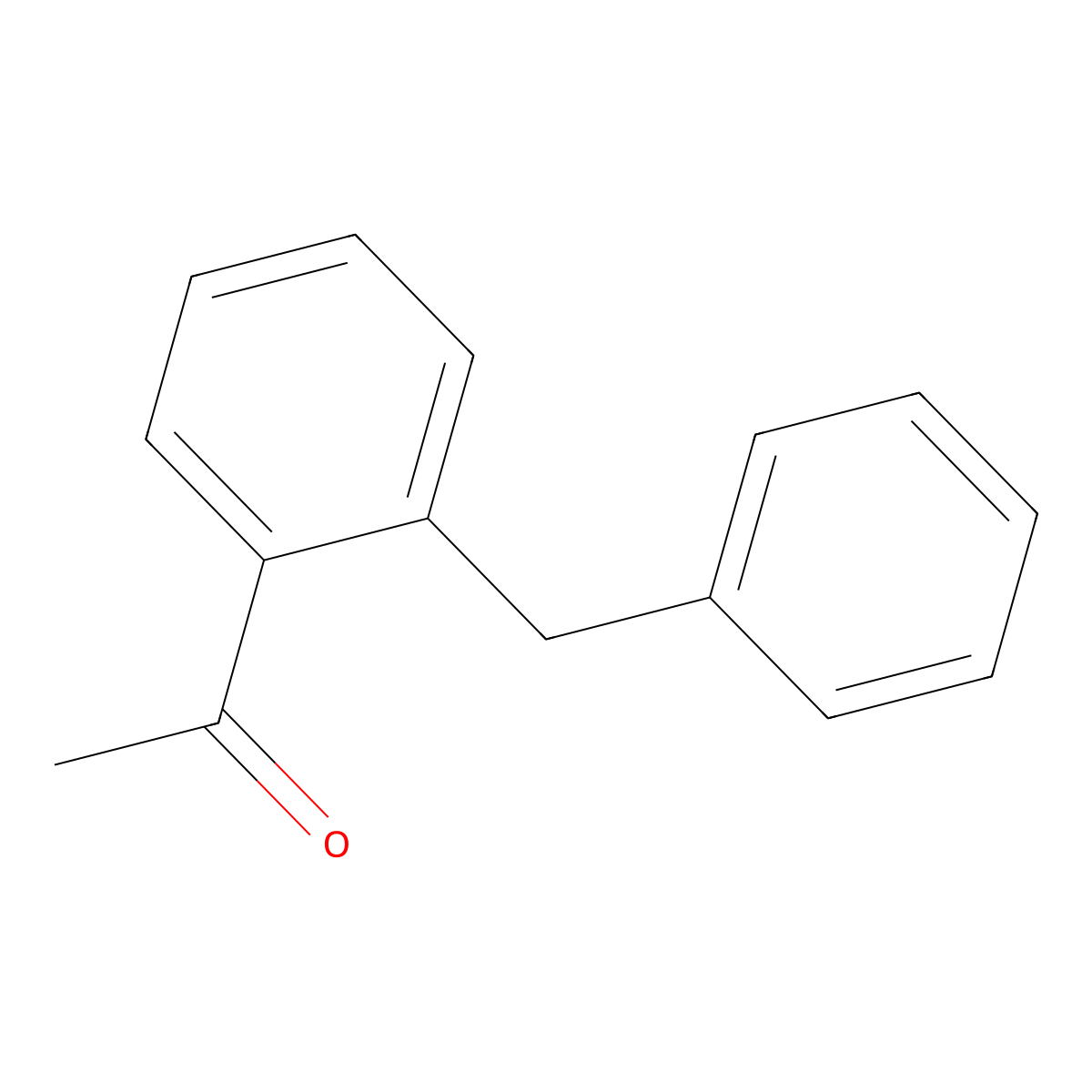 Ethanone, 1-[2-(phenylmethyl)phenyl]- molecular structure, CAS 61608-94-4