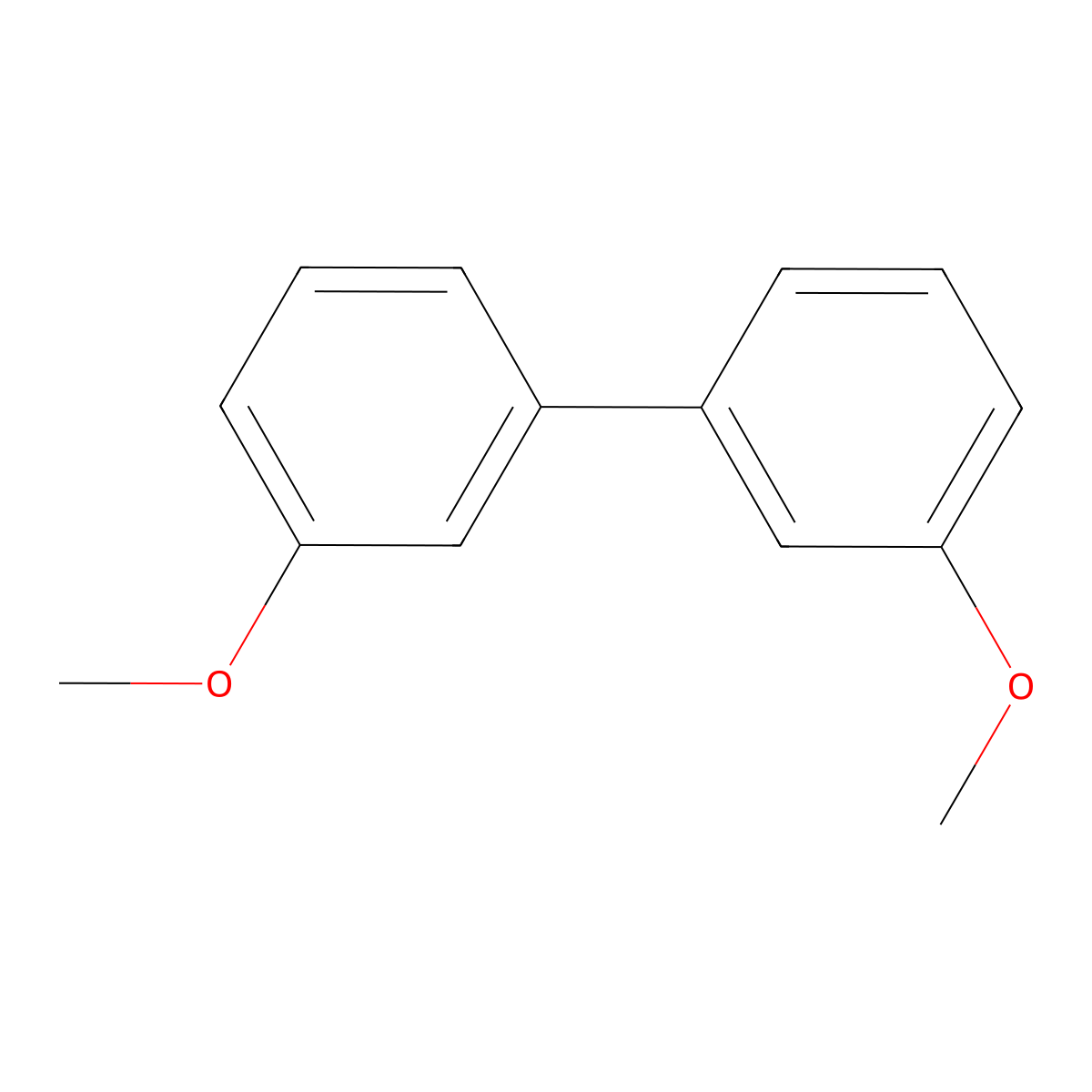 3,3'-Dimethoxybiphenyl molecular structure, CAS 6161-50-8