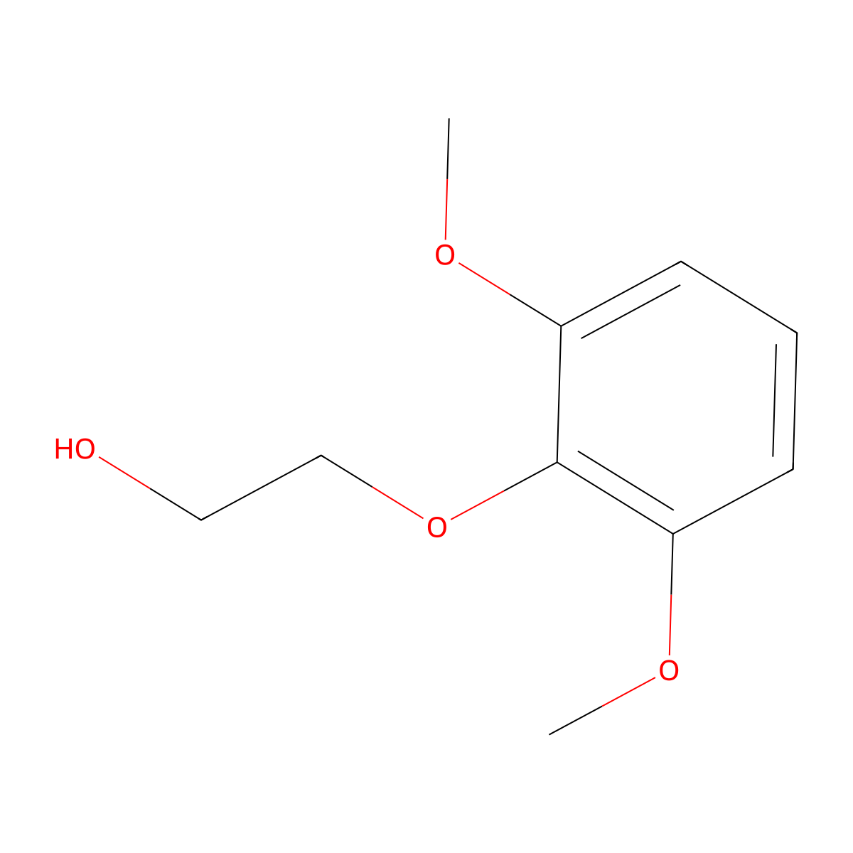 2-(2,6-Dimethoxyphenoxy)ethanol molecular structure, CAS 6161-82-6