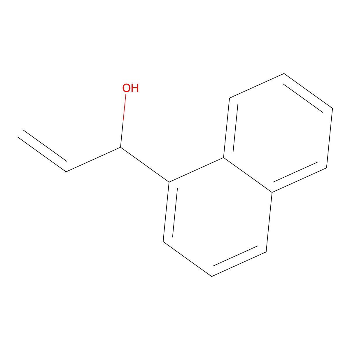 1-(Naphthalen-1-YL)prop-2-EN-1-OL molecular structure, CAS 61619-02-1