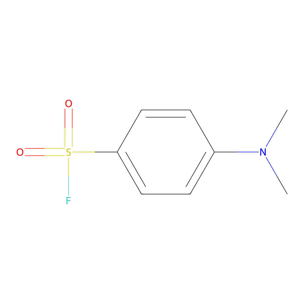 4-(Dimethylamino)benzenesulfonyl fluoride molecular structure, CAS 6162-22-7