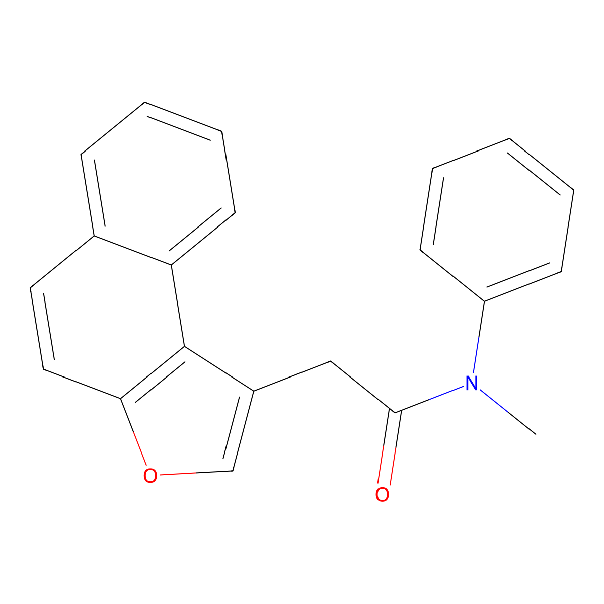 N-methyl-2-naphtho[2,1-b]furan-1-yl-N-phenylacetamide molecular structure, CAS 616203-24-8