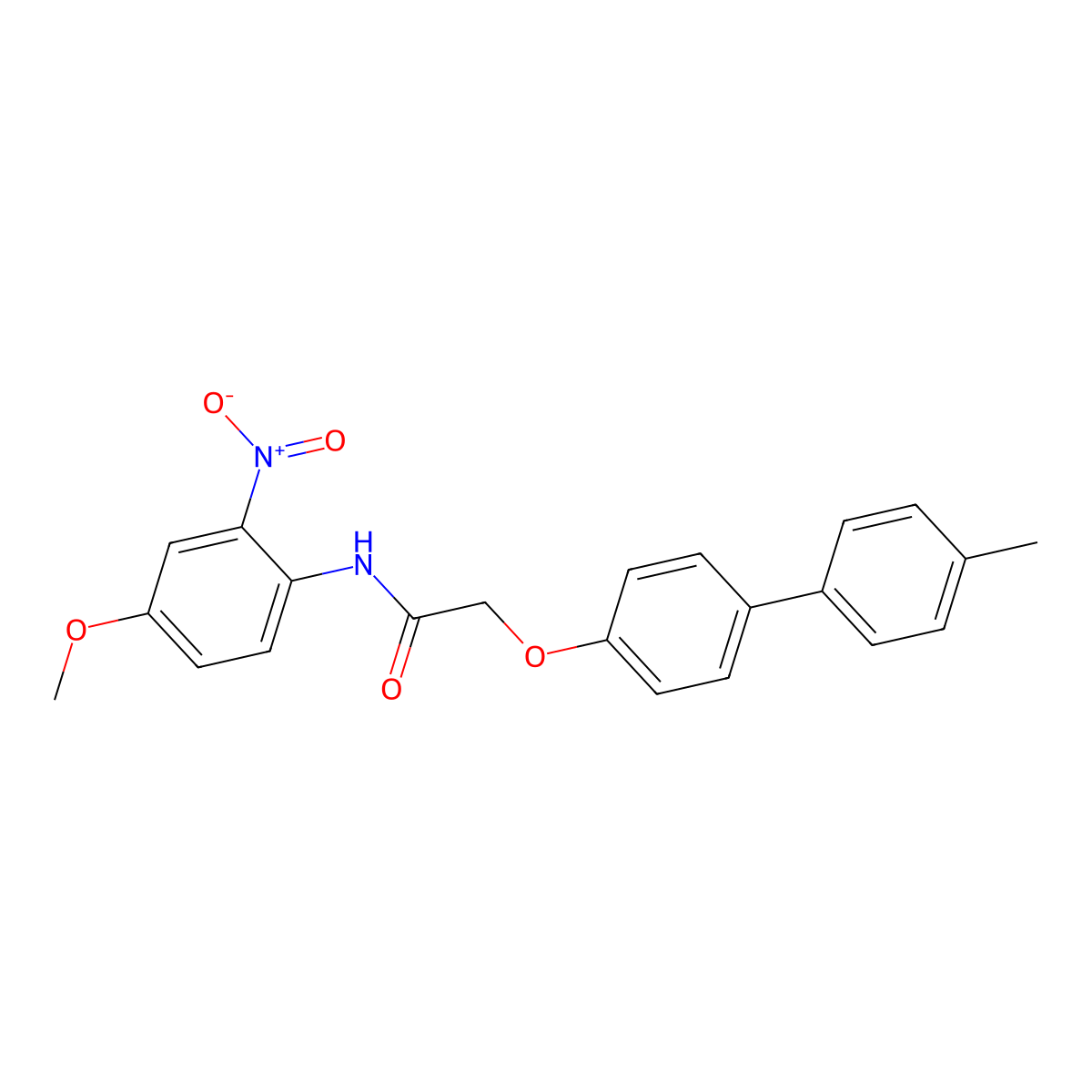 N-(4-methoxy-2-nitrophenyl)-2-[4-(4-methylphenyl)phenoxy]acetamide molecular structure, CAS 6163-67-3