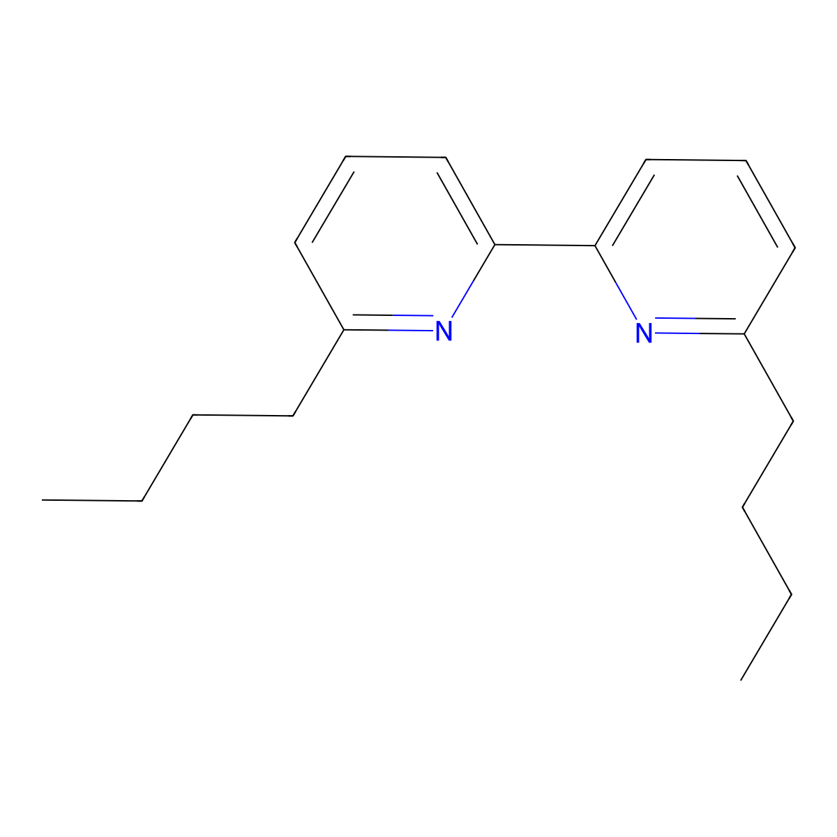 2,2'-Bipyridine, 6,6'-dibutyl- molecular structure, CAS 61633-07-6